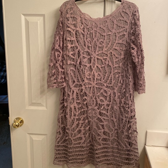 INC International Concepts Dresses & Skirts - Beautiful battenberg lace dress with lining & side zipper